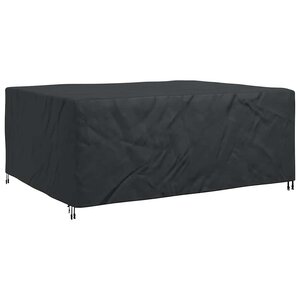 vidaXL Housse pour mobilier d'extérieur Noir 220 x 190 x 85 cm 210D