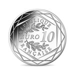 Jacques chirac - monnaie de 10€ argent