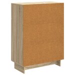 vidaXL Buffet Chêne Sonoma 66 x 34 5 x 90 cm Bois d'ingénierie