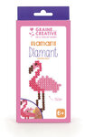 Kit diamond mosaic Sticker Flamant rose