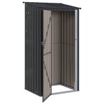 vidaXL Cabanons de jardin Anthracite 103 x 86 x 200 cm Métал