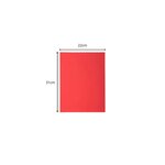 Paquet de 250 sous-chemises Bengali 60 Rouge EXACOMPTA