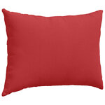 vidaXL Coussins de canapé 2 Pièces Rouge 70 x 50 cm tissu