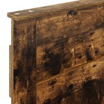 vidaXL Tête de lit Chêne fumé 75 cm Bois d'ingénierie