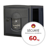 Boite aux lettres Soléa à encastrer 2 portes Gris anthracite REN 0206 MS