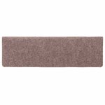 vidaXL Tapis d'escalier autocollants 30 pièces 65 x 21 x 4 cm Crème Bord rectangulaire