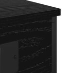 vidaXL Cabinet de chevet Chêne noir 41 x 31 x 76 cm Bois d'ingénierie