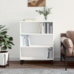vidaXL Armoire à étagères blanc 69 5x32 5x90 cm bois d'ingénierie