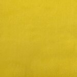vidaXL Chaise à bascule avec repose-pied jaune velours