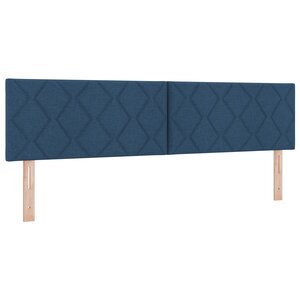 Tête de lit diseño bloc de diamant bleu 180 cm en tissu