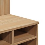 vidaXL Meuble d'entrée OTTA 50x40x160 cm bois massif de pin