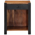 vidaXL Cabinet de chevet 40x35x50 cm en bois massif d'acacia