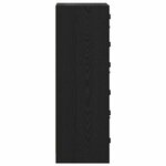 vidaXL Haut Armoire Chêne noir 35 x 37 x 109 cm Bois d'ingénierie