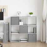 vidaXL Buffet avec tiroir Gris Sonoma 102 x 31 x 99 5 cm