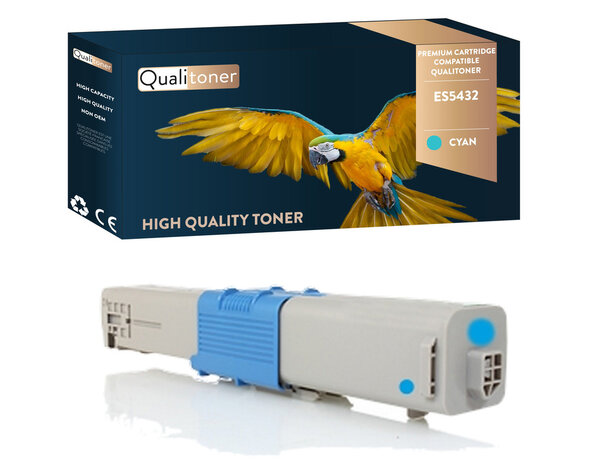 Qualitoner 1 toner oki es5432 (46490623) cyan compatible pour oki oki