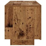 vidaXL Table de chevet vieux bois 100x35x40 cm bois d'ingénierie