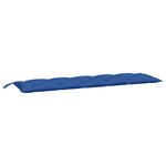 vidaXL Coussin de banc de jardin bleu 180x50x7 cm tissu oxford