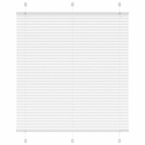 vidaXL Store plissé blanc 120x100cm largeur du tissu 119 4cm polyester