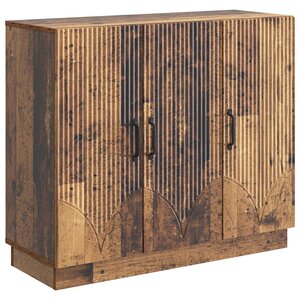 vidaXL Buffet Bois ancien 89 x 34 5 x 77 cm Bois d'ingénierie