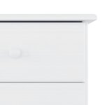 vidaXL Buffet ALTA blanc 112x35x73 cm bois massif de pin