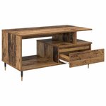 vidaXL Table basse Bois ancien 90 x 49 x 45 cm Bois d'ingénierie