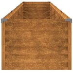 vidaXL Jardinière surélevée 386 x 50 x 36 cm Acier Corten
