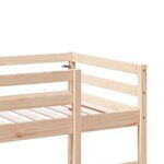 vidaXL Cadre de lit superposé sans matelas 80x200cm bois massif de pin
