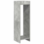 vidaXL Support de Plante 2 pièces Gris béton 30 x 30 x 100 cm