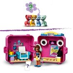 LEGO 41667 Friends Le cube de jeu d'Olivia  Série 5 mini-poupée de voyage, jouet de collection