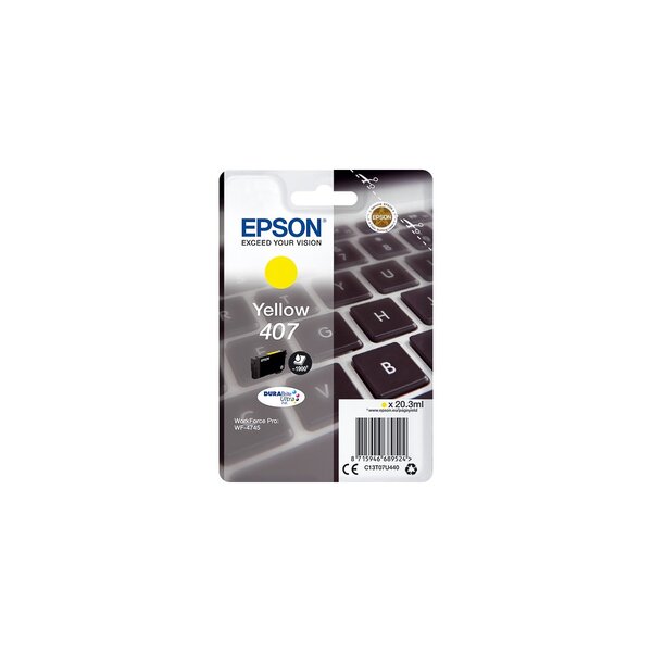 Epson EPSON 407 Cartouche d'Encre Jaune T07U440