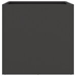 vidaXL Jardinière noir 42x40x39 cm acier