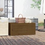 vidaXL Boîte de jardin marron miel 101x50 5x46 5 cm bois massif de pin