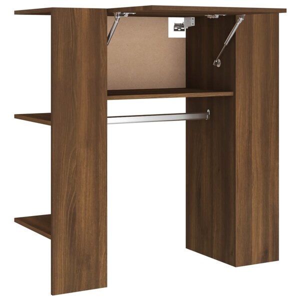 vidaXL Armoire de couloir Chêne marron 97 5x37x99 cm Bois d'ingénierie