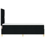 vidaXL Lit Box Spring avec Matelas & LED Noir 80x200 cm Tissu
