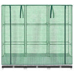 vidaXL Jardinière surélevée avec housse aspect rotin 120x40x123 cm