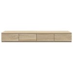 vidaXL Tiroirs de lit avec tiroir Chêne sonoma 120 x 36.5 x 16.5 cm