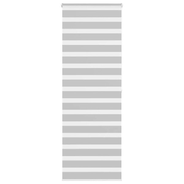 vidaXL Store zèbre gris clair largeur du tissu 80 9 cm polyester