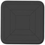 vidaXL Plateau carré à fleurs 24 pc Noir 32 x 32 x 2 5 cm Plastique