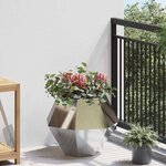vidaXL Jardinière Argent 50 x 50 x 40 cm Acier inoxydable