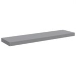 vidaXL Étagère murale flottante gris 90x23 5x3 8 cm MDF