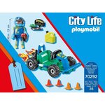 PLAYMOBIL - 70292 - Set cadeau Pilote de kart