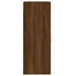 vidaXL Armoire murale chêne marron 34 5x34x90 cm bois d'ingénierie