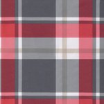vidaXL Coussins de palette 2 Pièces carreaux rouges tissu