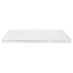 vidaXL Sur-matelas 120 x 200 cm Mousse de gel 7 cm