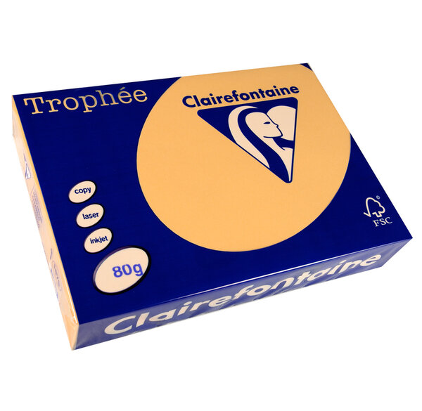 Ramette 500 Feuilles Papier 80g A4 210x297 mm CARAMEL TROPHÉE