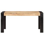 vidaXL Table de salle à manger 160x80x76 cm Bois de manguier solide