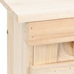 vidaXL Maison pour moineau avec 5 chambres 68x15x21 cm Bois de sapin