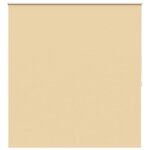 vidaXL Store enrouleur occultant 164 4 x 175 cm  largeur du tissu 160 cm  beige