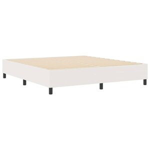 vidaXL Cadre de lit plateforme Crème 180 x 200 cm
