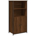 vidaXL Buffet haut chêne marron 62x36x121 5 cm bois d'ingénierie